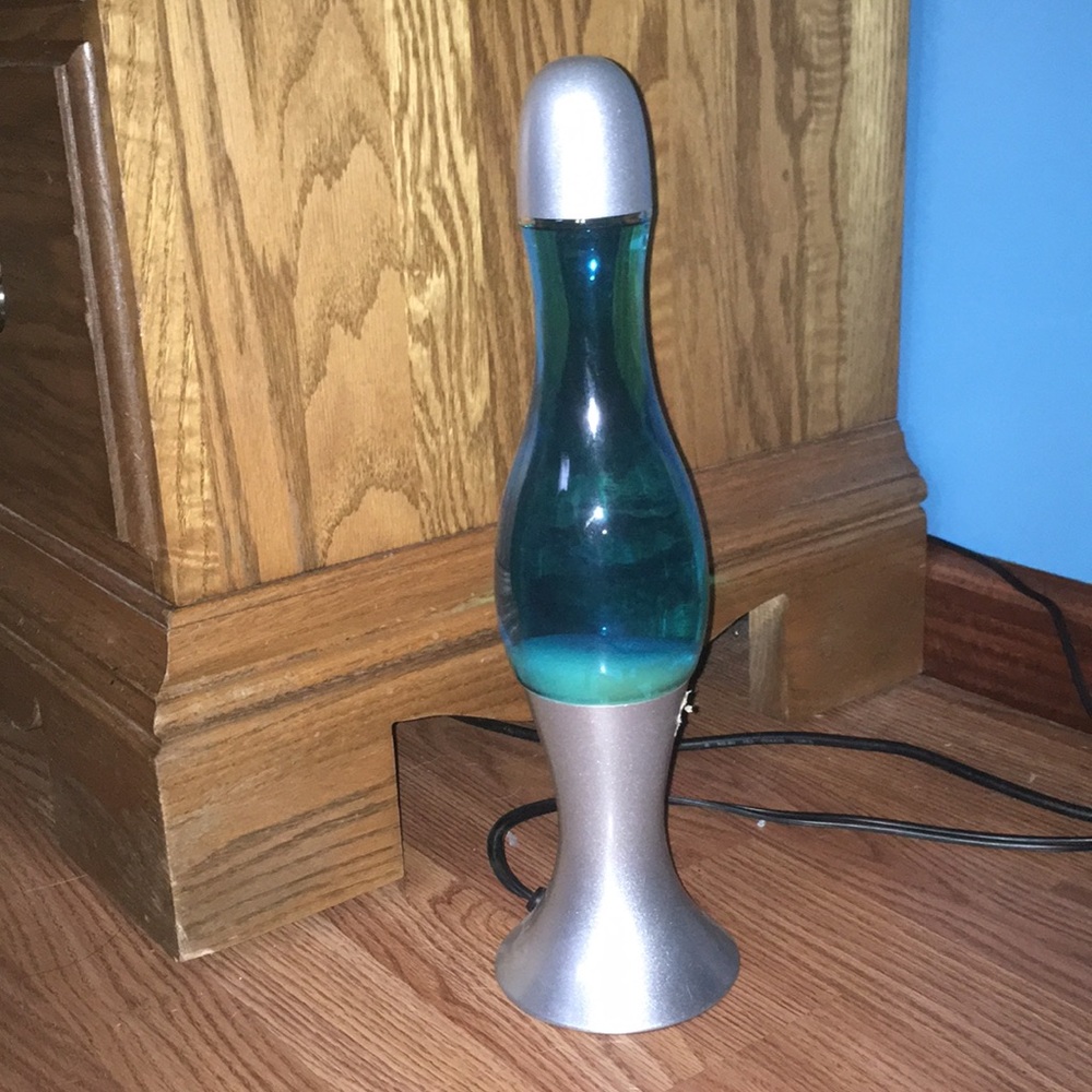 Lava lamp blue
